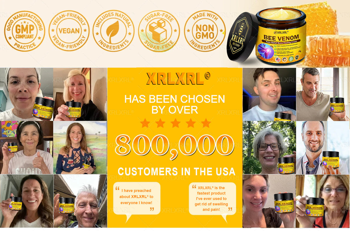 XRLXRL® Bee Venom Pain-Relief Bone Healing Cream (Specially for older adults)🏝️