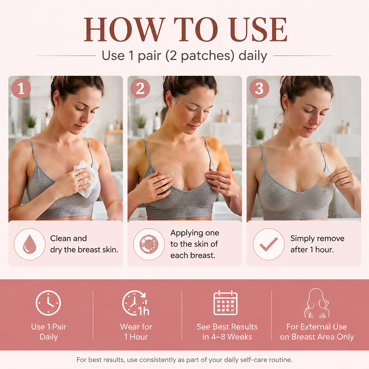 ❣️HISKIN® BREAST ENHANCEMENT  LIFT & FIRM MICRONEEDLE PATCHES