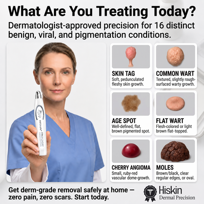 NEW 𝖧𝖨𝖲𝖪𝖨𝖭®👩‍⚕️⭐ 𝟕-𝐃𝒂𝘆 𝐒𝗸𝐢𝐧 𝐓𝒂𝗴 & 𝐒𝐩𝙤𝐭 𝐄𝐫𝒂𝐬𝙚𝐫 Painless & Scar-Free Advanced Imperfection Removal Rollerball Pen
