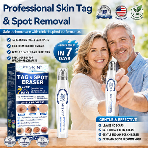🏷️𝐇𝐈𝐒𝐊𝐈𝐍®👩‍⚕️ 𝟕-𝐃𝒂𝘆 𝐒𝗸𝐢𝐧 𝐓𝒂𝗴 & 𝐒𝐩𝙤𝐭 𝐄𝐫𝒂𝐬𝙚𝐫 Painless & Scar-Free Advanced Imperfection Removal Rollerball Pen