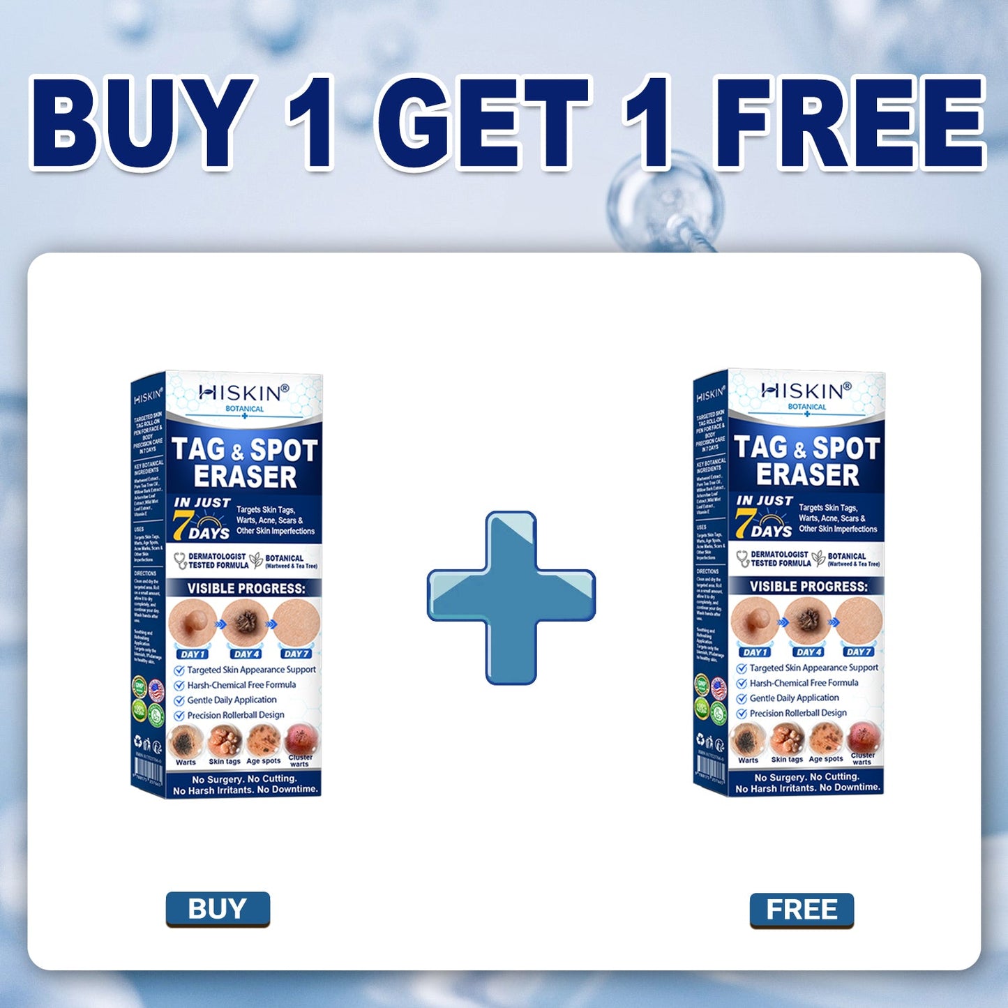 🏷️𝐇𝐈𝐒𝐊𝐈𝐍®👩‍⚕️ 𝟕-𝐃𝒂𝘆 𝐒𝗸𝐢𝐧 𝐓𝒂𝗴 & 𝐒𝐩𝙤𝐭 𝐄𝐫𝒂𝐬𝙚𝐫 Painless & Scar-Free Advanced Imperfection Removal Rollerball Pen