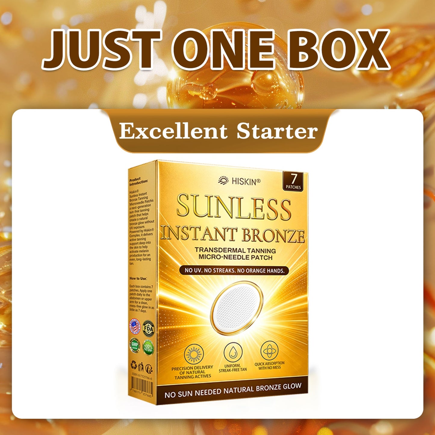 🤎𝐇𝐢𝐬𝐤𝐢𝐧® 𝐒𝐮𝐧𝐥𝐞𝐬𝐬 𝐈𝐧𝐬𝐭𝐚𝐧𝐭 𝐁𝐫𝐨𝐧𝐳𝐞 𝐓𝐚𝐧𝐧𝐢𝐧𝐠 𝐌𝐢𝐜𝐫𝐨𝐧𝐞𝐞𝐝𝐥𝐞 𝐏𝐚𝐭𝐜𝐡 🇺🇸 (𝐉𝐮𝐬𝐭 𝐨𝐧𝐜𝐞 𝐚 𝐝𝐚𝐲) 𝐕𝐢𝐬𝐢𝐛𝐥𝐞 𝐁𝐫𝐨𝐧𝐳𝐞 𝐆𝐥𝐨𝐰 𝐢𝐧 𝟕 𝐃𝐚𝐲𝐬 ✅ 𝐍𝐨 𝐔𝐕, 𝐍𝐨 𝐎𝐫𝐚𝐧𝐠𝐞, 𝐍𝐨 𝐒𝐭𝐫𝐞𝐚𝐤𝐬, 𝐍𝐨 𝐃𝐇𝐀, 𝐍𝐨 𝐌𝐞𝐬𝐬.