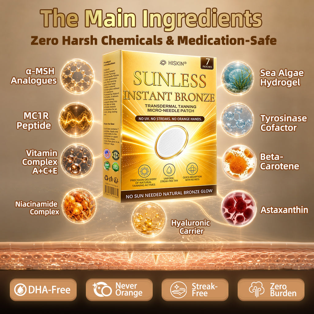 🤎𝐇𝐢𝐬𝐤𝐢𝐧® 𝐒𝐮𝐧𝐥𝐞𝐬𝐬 𝐈𝐧𝐬𝐭𝐚𝐧𝐭 𝐁𝐫𝐨𝐧𝐳𝐞 𝐓𝐚𝐧𝐧𝐢𝐧𝐠 𝐌𝐢𝐜𝐫𝐨𝐧𝐞𝐞𝐝𝐥𝐞 𝐏𝐚𝐭𝐜𝐡 🇺🇸 (𝐉𝐮𝐬𝐭 𝐨𝐧𝐜𝐞 𝐚 𝐝𝐚𝐲) 𝐕𝐢𝐬𝐢𝐛𝐥𝐞 𝐁𝐫𝐨𝐧𝐳𝐞 𝐆𝐥𝐨𝐰 𝐢𝐧 𝟕 𝐃𝐚𝐲𝐬 ✅ 𝐍𝐨 𝐔𝐕, 𝐍𝐨 𝐎𝐫𝐚𝐧𝐠𝐞, 𝐍𝐨 𝐒𝐭𝐫𝐞𝐚𝐤𝐬, 𝐍𝐨 𝐃𝐇𝐀, 𝐍𝐨 𝐌𝐞𝐬𝐬.