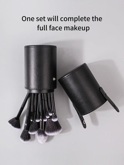 3~21pcs Fashion Makeup Brsuh Set Soft Hair Cosmetic Brushes With Makeup Brush Holder Beauty Egg And Powder Puff