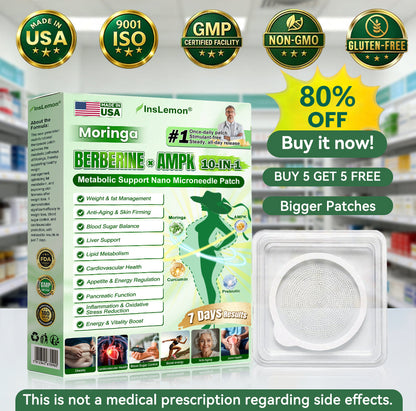 🪶🌟𝐈𝐧𝐬𝐋𝐞𝐦𝐨𝐧® 𝗠𝗼𝗿𝗶𝗻𝗴𝗮 × 𝗕𝗲𝗿𝗯𝗲𝗿𝗶𝗻𝗲 × 𝗔𝗠𝗣𝗞 𝟭𝟬-𝗶𝗻-𝟭 𝗠𝗲𝘁𝗮𝗯𝗼𝗹𝗶𝗰 𝗦𝘂𝗽𝗽𝗼𝗿𝘁 𝗡𝗮𝗻𝗼 𝗠𝗶𝗰𝗿𝗼𝗻𝗲𝗲𝗱𝗹𝗲 𝗣𝗮𝘁𝗰𝗵🇺🇸(𝐉𝐮𝐬𝐭 𝐨𝐧𝐜𝐞 𝐚 𝐝𝐚𝐲, 𝐯𝐢𝐬𝐢𝐛𝐥𝐞 𝐜𝐡𝐚𝐧𝐠𝐞𝐬 𝐢𝐧 𝟕 𝐝𝐚𝐲𝐬） ✅ 𝐅𝐨𝐫 𝐨𝐛𝐞𝐬𝐢𝐭𝐲, 🅛🅞🅞🅢🅔 🅢🅚🅘🅝,𝐝𝐢𝐚𝐛𝐞𝐭𝐞𝐬, 𝐬𝐥𝐞𝐞𝐩 𝐚𝐩𝐧𝐞𝐚, 𝐣𝐨𝐢𝐧𝐭 𝐢𝐬𝐬𝐮𝐞𝐬, 𝐚𝐧𝐝 𝐦𝐨𝐫𝐞